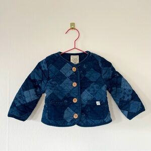 Easy Peasy Quilted Chambray Jacket